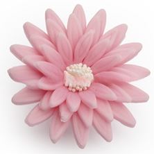 Picture of PINK MARGERITA 6CM EDIBLE HAND MADE FLOWER CAKE TOPPER